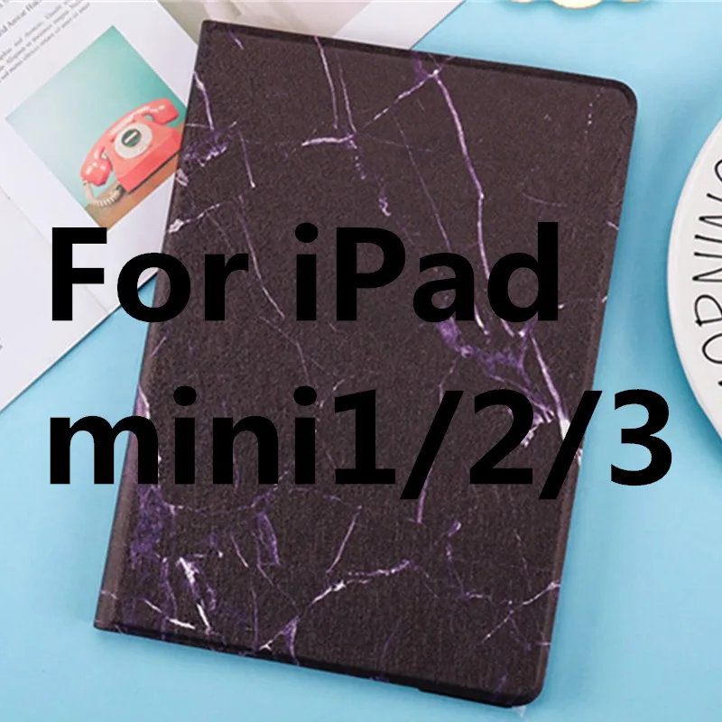 as picture Чехол для iPad Mini 4, чехол из искусственной кожи, подставка для сна, умный жесткий чехол, для iPad Mini 1 2 3, 4, 5, 5, чехол для Mini 5, iPad, чехол, Funda - Цвет: as picture