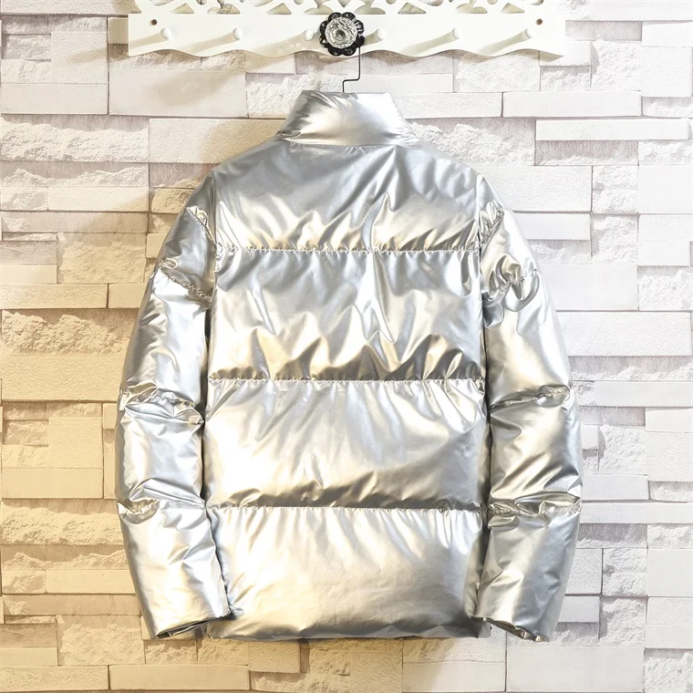 

Autumn And Winter Hot new Fashion Mens Jackets Jackets And Coats Mens Thick Warm Stand Collar Fashion Bright Mens Winter Jackets