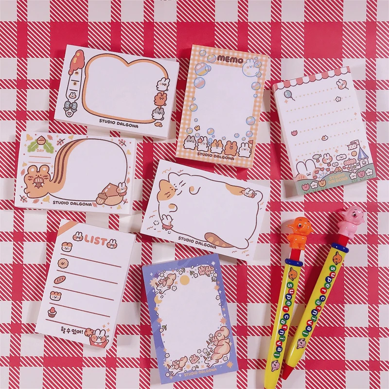 100 листов/упаковка стикеры для заметок в виде белки| |