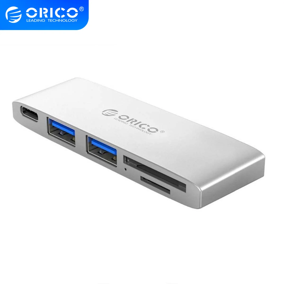 Зарядное устройство ORICO Type-C с USB 3 0/Type-C/TF/SD/PD 4 в 1 для чтения нескольких карт