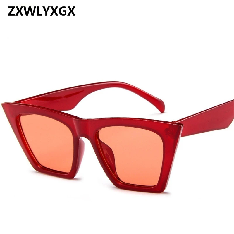 

cute sexy retro cateye sunglasses women small black white triangle vintage cheap red sun glasses female uv400