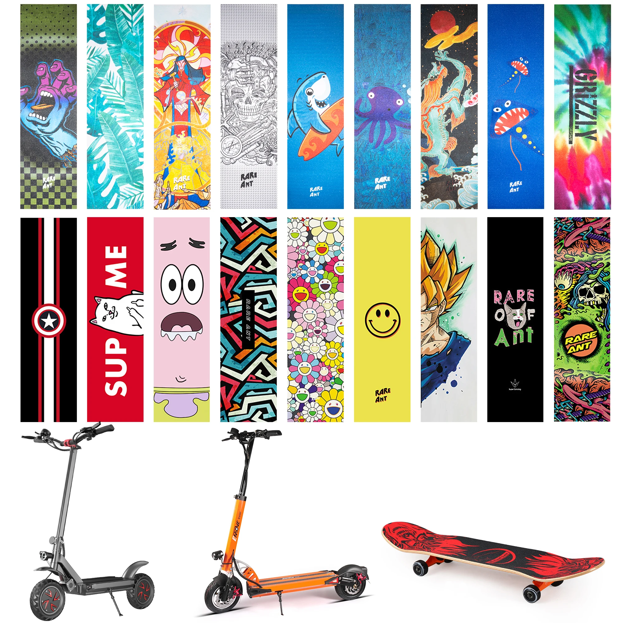 Скейтборд наждачная бумага скейтборд наклейка на доску скутер Электрический