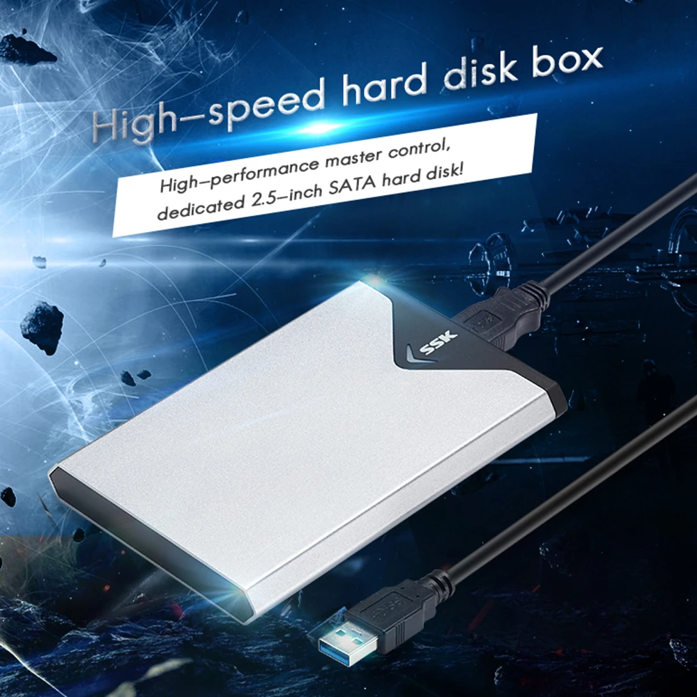 Чехол SSK для жесткого диска 2 5 дюйма SATA на USB3.0|Корпус диска| |