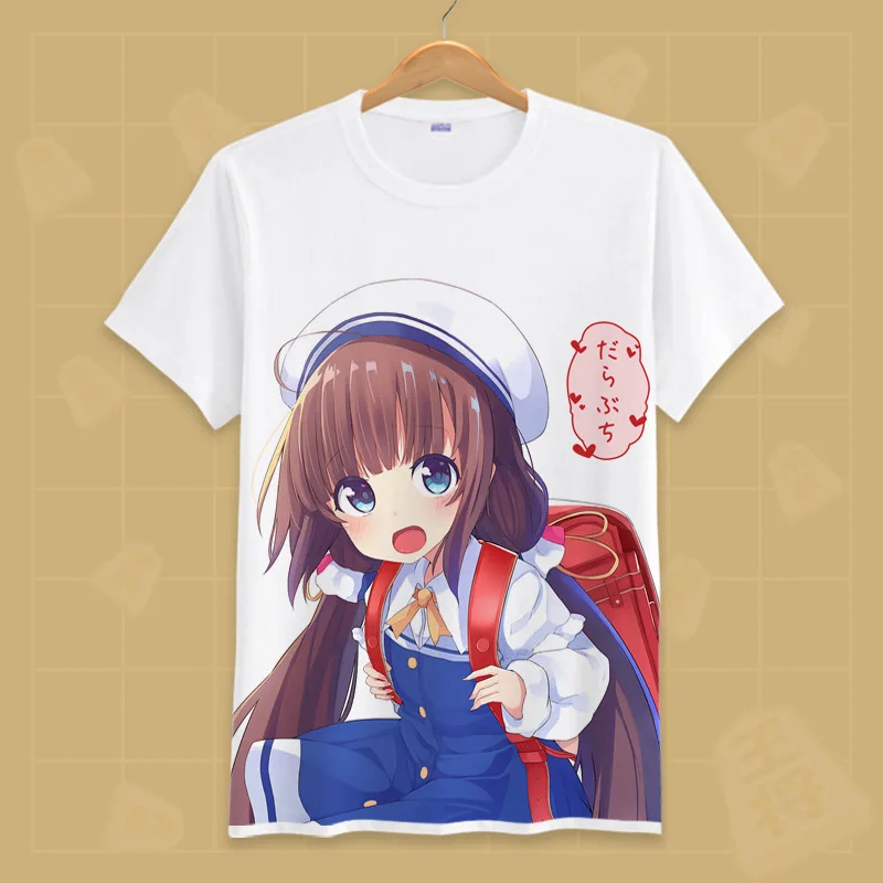

2020 Anime Ryuuou no Oshigoto! Cosplay T Shirt Ryuou's work! Kazuryu Yaichi Ai Hinazuru Cartoon Summer T-Shirt Top Tee Costume