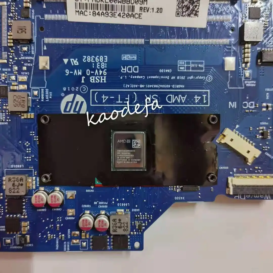 14-CM 14T-CM 245 G7 материнская плата для HP ноутбук L23389-601 14 AMD SR ( FT-4) Процессор: E2-9000 UMA DDR4 100%