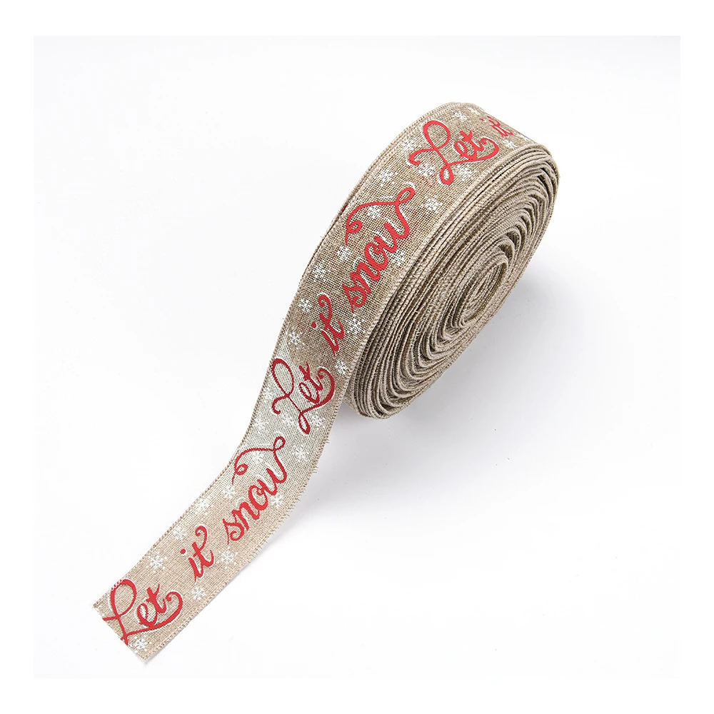 Лента для упаковки подарков на Рождество/Цветочная выпечка сделай сам