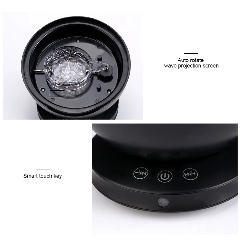 Спящий океан проектор светодиодный Звездное небо USB Красочный волны музыкальный