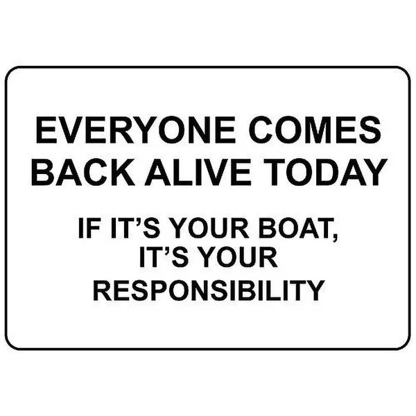 

Все возвращаются живыми сегодня, это ваша лодка, жестяной знак, художественное настенное украшение, винтажный алюминиевый Ретро металличес...