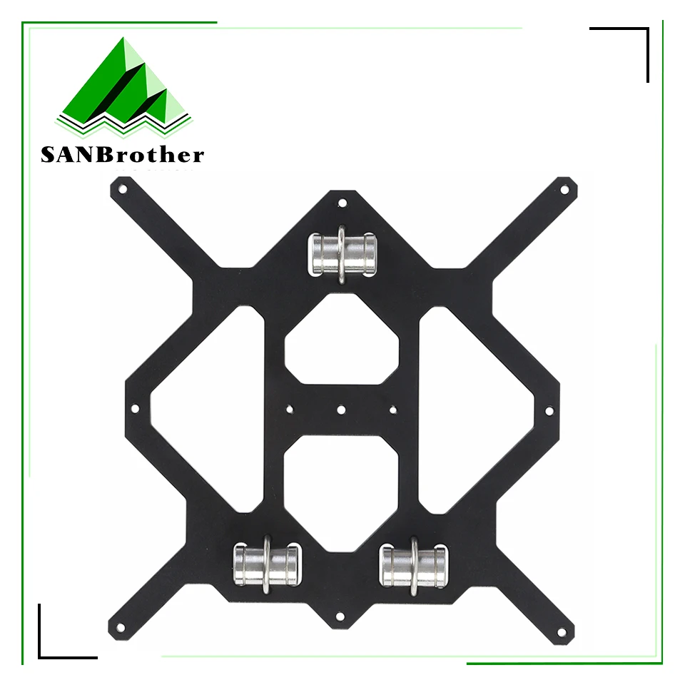 3D Printer Parts Cloned Original Prusa i3 MK3 Aluminum Y Carriage With 3pcs U-bolts Holding LM8UU For Prusa i3 loading=lazy