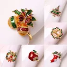 Рождественские кольца-держатели для салфеток, Рождественское украшение для стола для дома, металлическое кольцо из ткани, товары для свадебного банкета, гостиничного стола