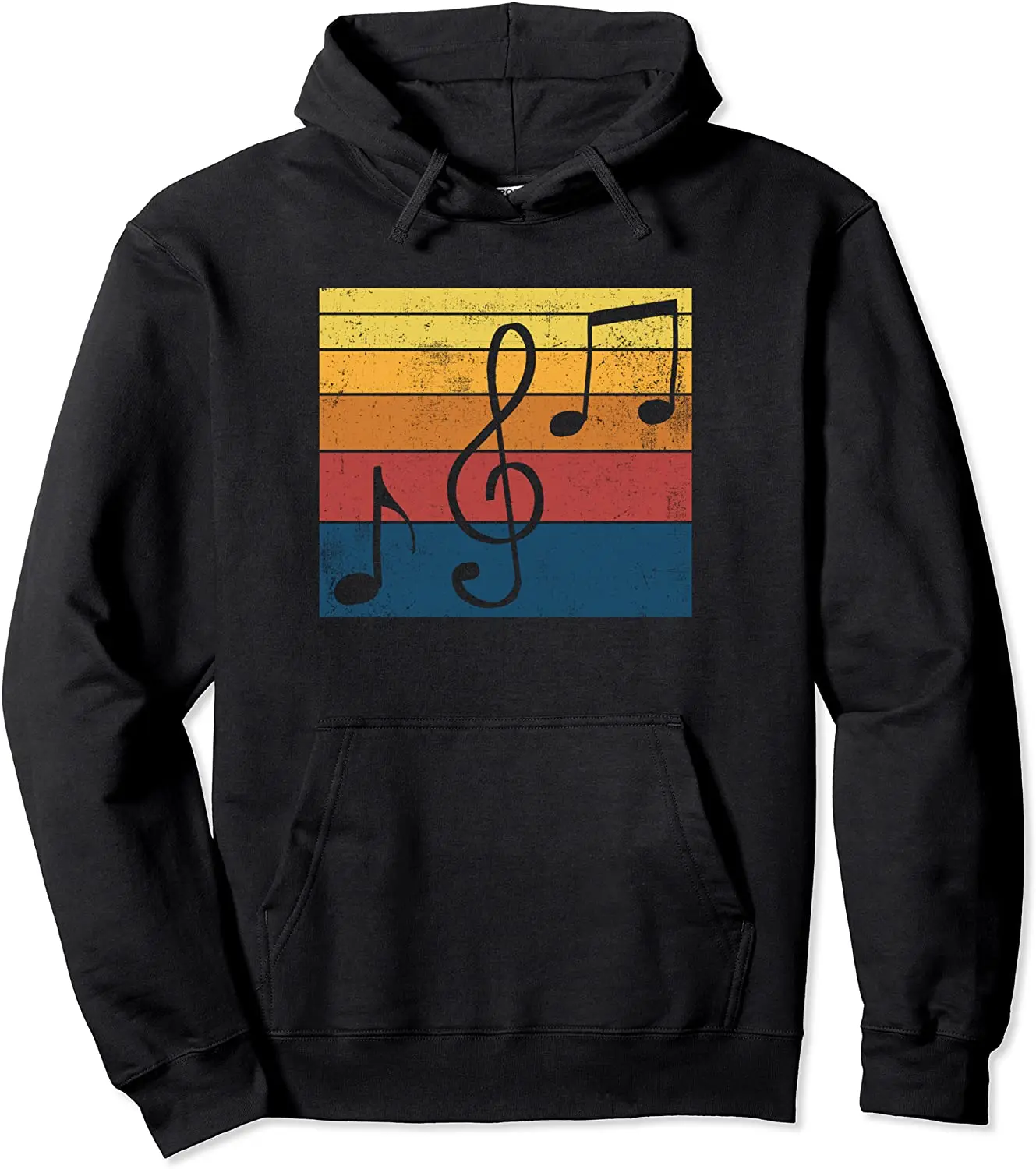 

Худи в стиле ретро с надписью Music Notes
