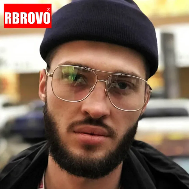RBROVO классические ретро оправы для очков Мужские Винтажные оправа