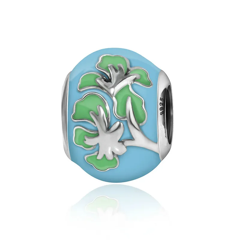 

Новый 100% серебряные бусины 925 пробы кокосовое летние пляжные вида Подвески Fit Европейский оригинальный обаятельные Браслеты и ожерелья, бра...