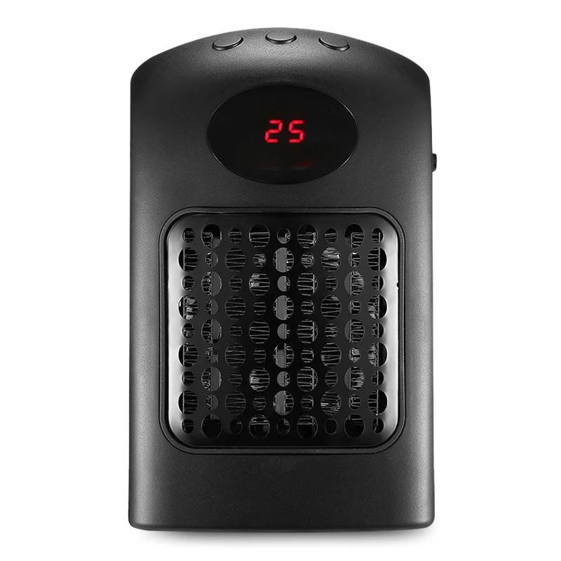 900 Вт Электрический нагреватель Настольный светодиодный вентилятор грелка домашний зимний обогреватель