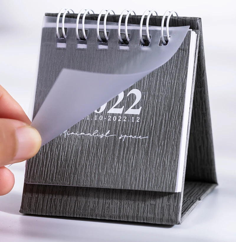 

Настольный мини-календарь Yoofun на 2021-2022 год, с двумя ежедневниками