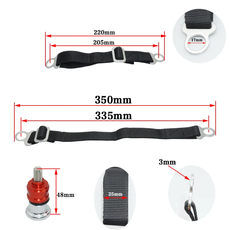 Мотоциклетное сиденье спасательные ремни слинг буксировочный трос ДЛЯ CRF YZF WR KXF