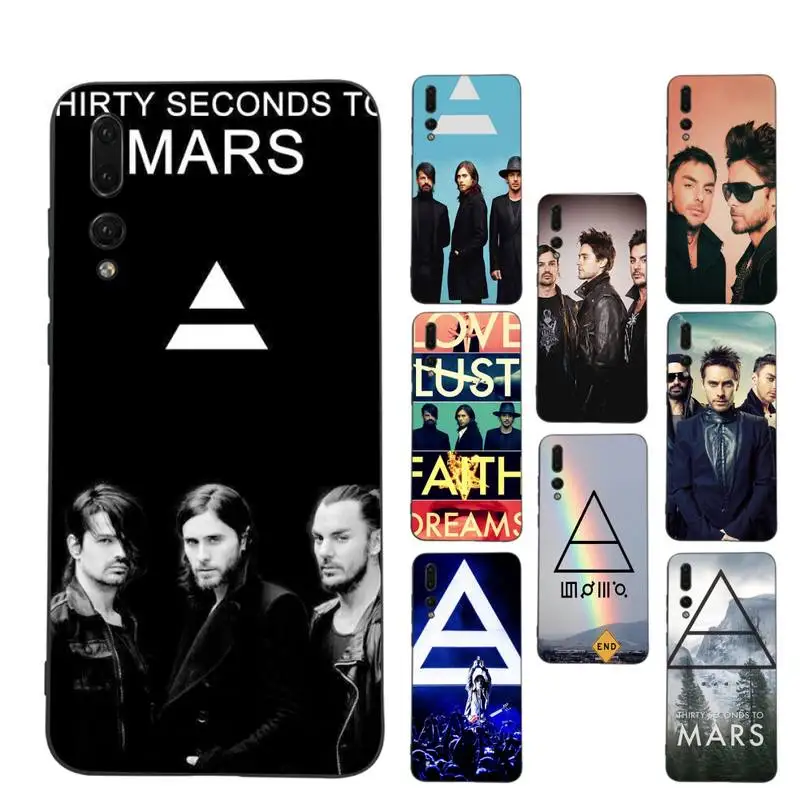 

30 Second To Mars 30STM Phone Case Soft Silicone Case For Huaweip30lite p30 20pro p40lite P30 Capa