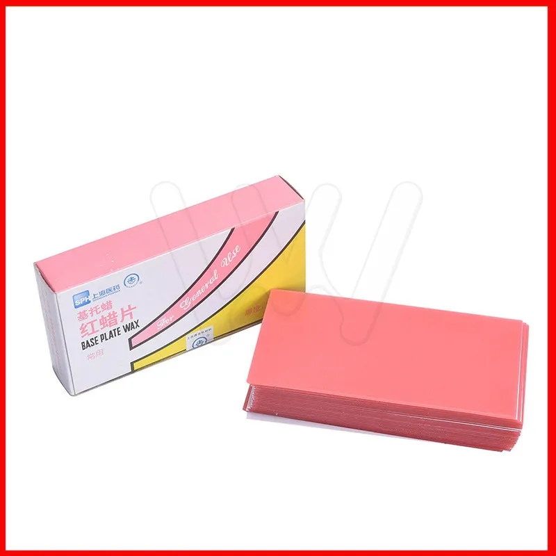 

1 Box Dental Lab Base Plate Red Utility Wax Red Modeling Wax for Dentist