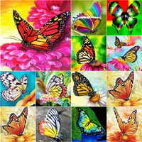 5d diy diamond painting butterflies diamond embroidery flower animal cross stitch full square round drill manual home decor gift