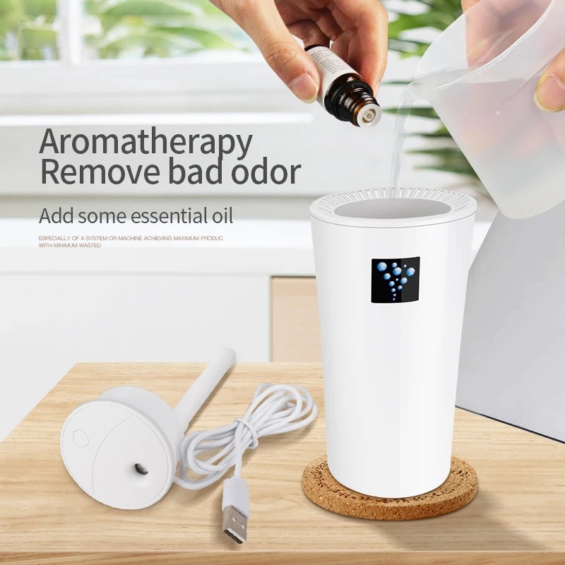 

USB Car Aroma Humidifier Ultrasonic Mist Maker Mini Aroma Essential Oil Diffuser Aromatherapy for Home Office Living Room