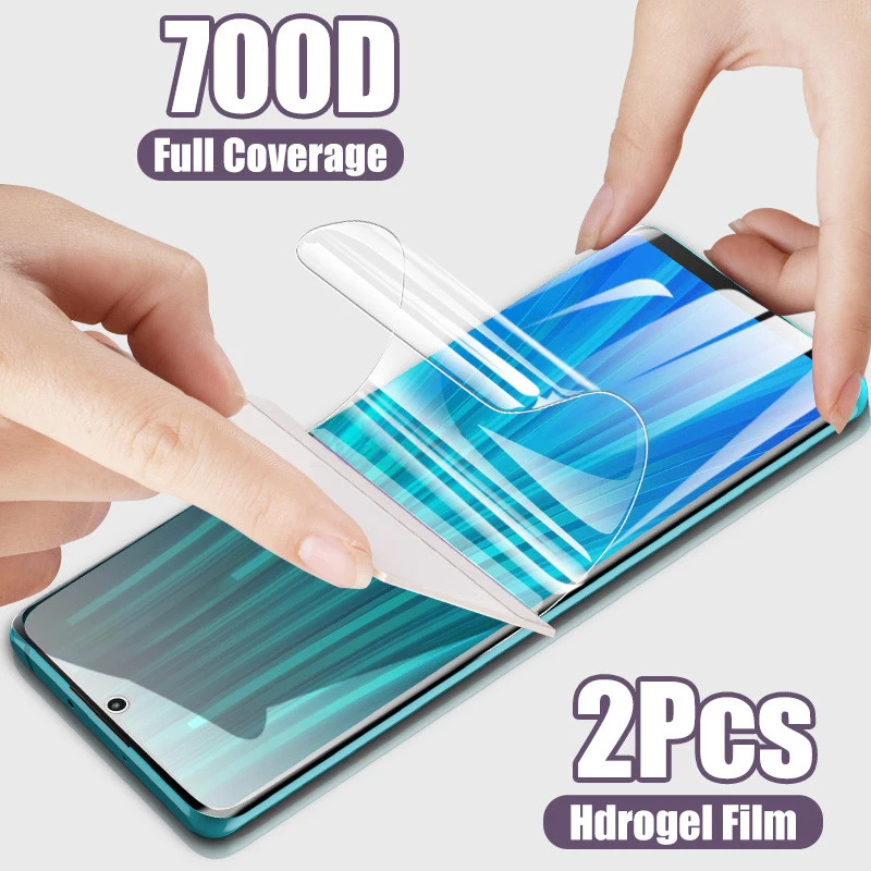Гидрогелевая пленка 700D для Redmi Note 10 9 8 7 K20 K30 Pro 8T 9S защитная экрана Xiaomi Mi 11 9T A3 2 шт. |