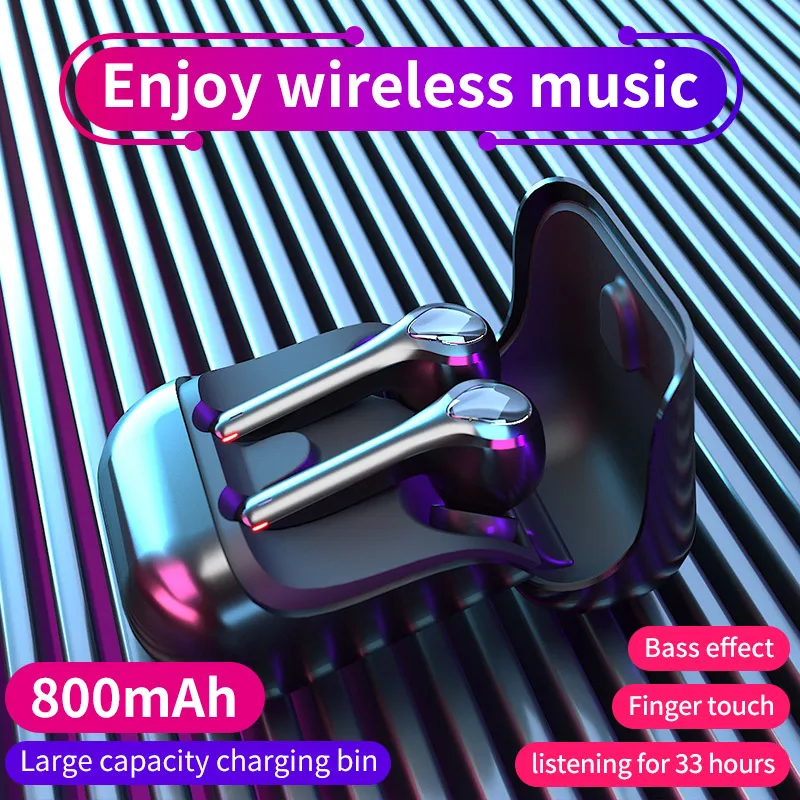 G9 Bluetooth 5 0 наушники LED дисплей питания сенсорное управление истинная Беспроводная