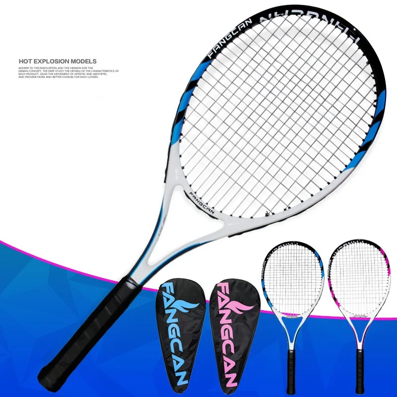 

Tennis Racket Carbon Integration New Product Ultra-Light And Durable Training Racquet Man Woman Tennis Racket Sports With Bag