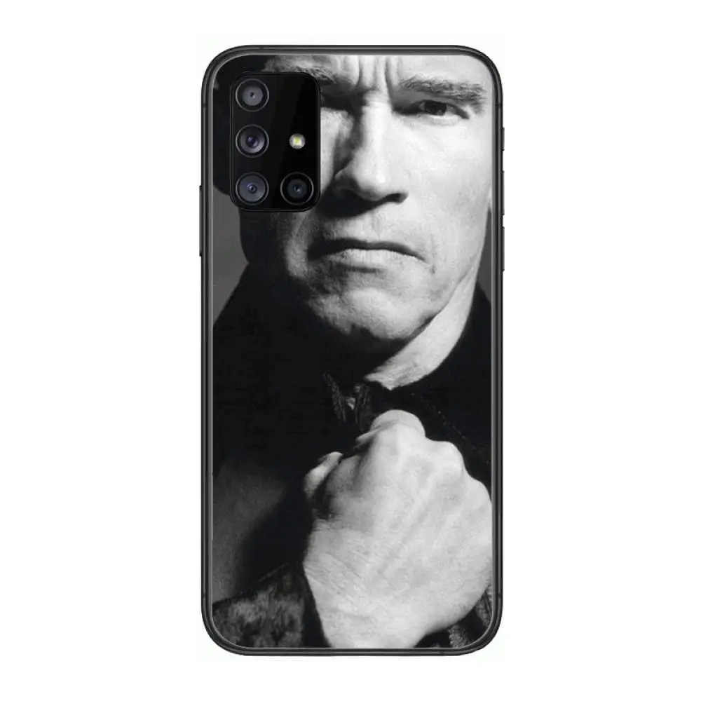 

schwarzenegger muscle Phone Case Hull For Samsung Galaxy A 90 50 51 20 71 70 40 30 10 80 E 5G S Black Shell Art Cell Cover