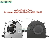 5v cpu laptop cooling fans for lenovo ideapad 5 15are 5 15iil 15iil05 5 15are05 15itl05 notebook cooler fan radiator 5f10s13906