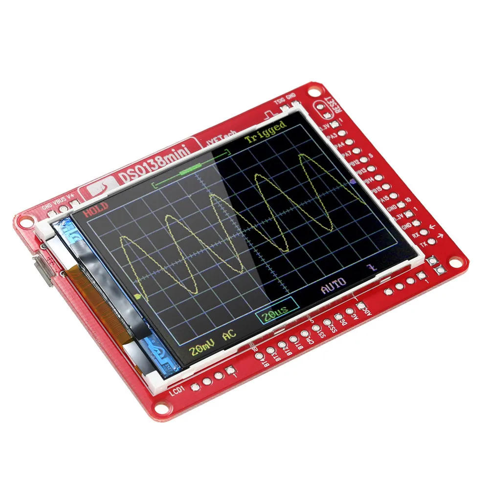 Цифровой мини осциллограф JYE Tech DSO138 набор сделай сам детали SMD предварительно