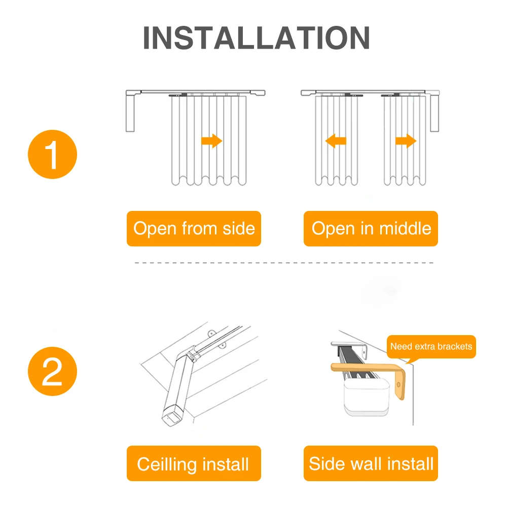 Aqara Smart Curtain Track Private Custom Zigbee Electric Curtain Rail Control System For Aqara B1 A1 Xiaomi Youping Wifi Motor