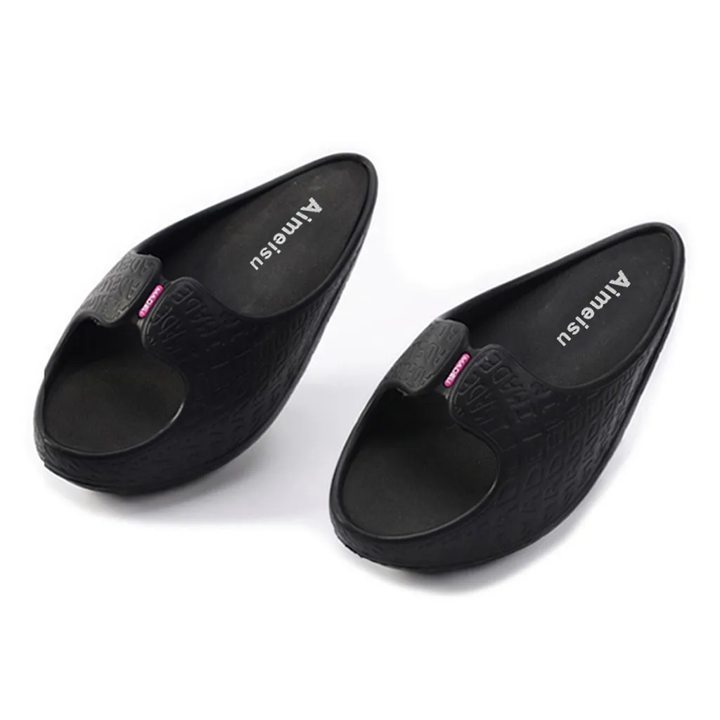 Новинка 2020 года: тапочки для коррекции фигуры красивые из ЭВА узкие с полукруглым