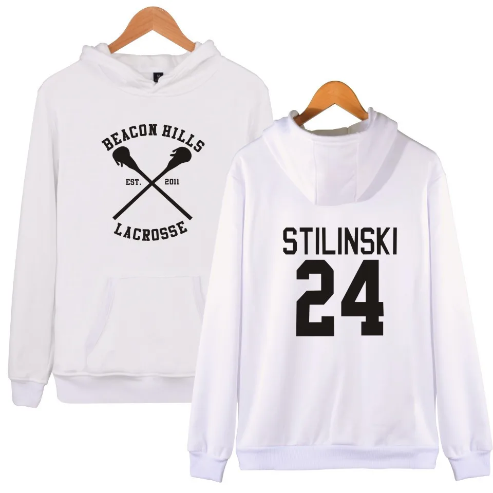 Толстовка с капюшоном Teen Wolf Stilinski для мужчин и женщин уличная одежда свитшот