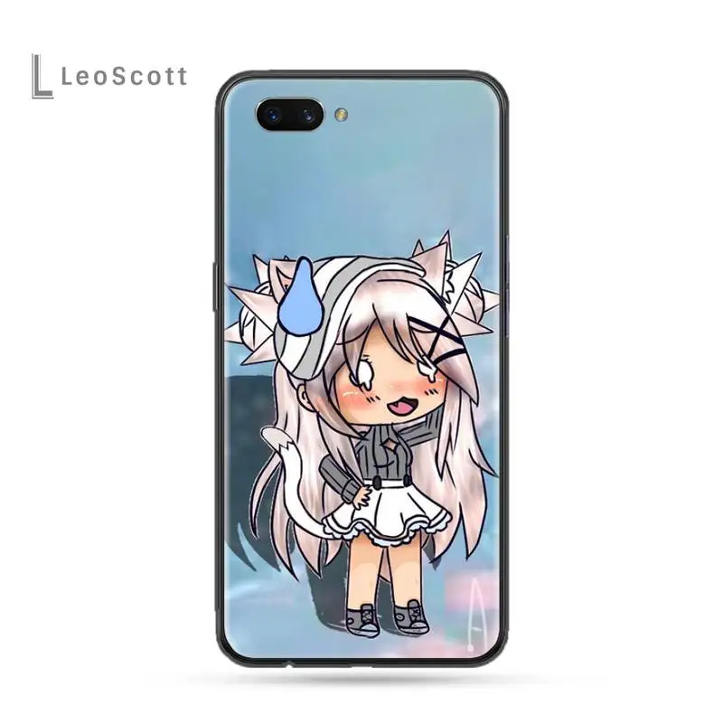 

Gacha Life game cute Phone Case For OPPO F 1S 7 9 K1 A77 F3 RENO F11 A5 A9 2020 A73S R15 REALME PRO COVER FUNDA SHELL