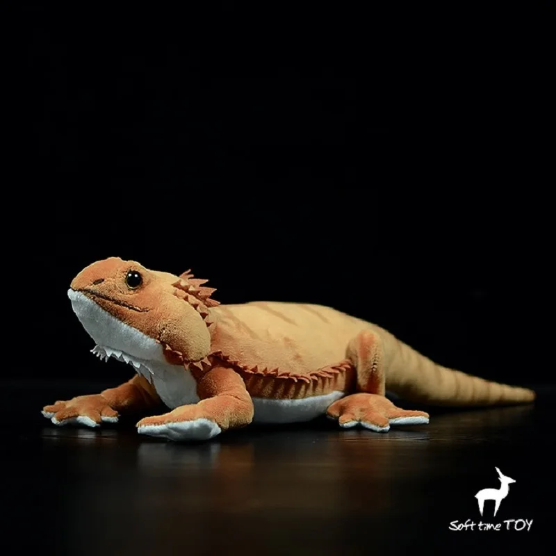simulation bearded dragon plush toy about 42cm lizard soft doll kids toy decoration birthday gift h0818