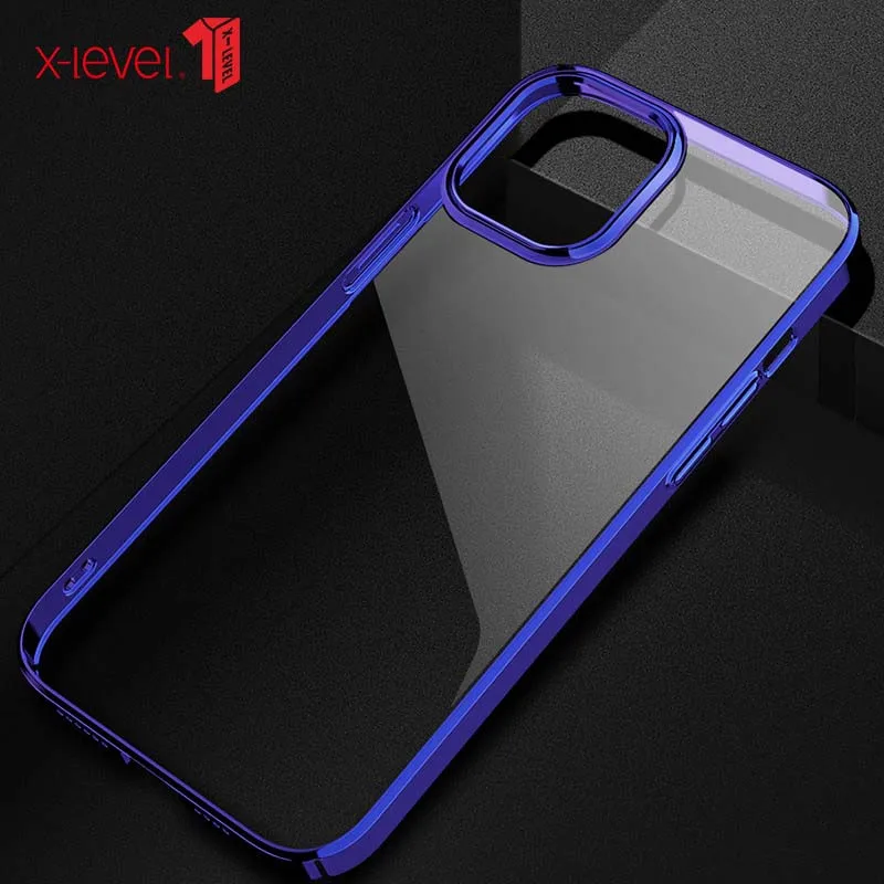 

Прозрачный тонкий защитный чехол X-level для Iphone 12 12Pro 12mini 12promax Ks1022
