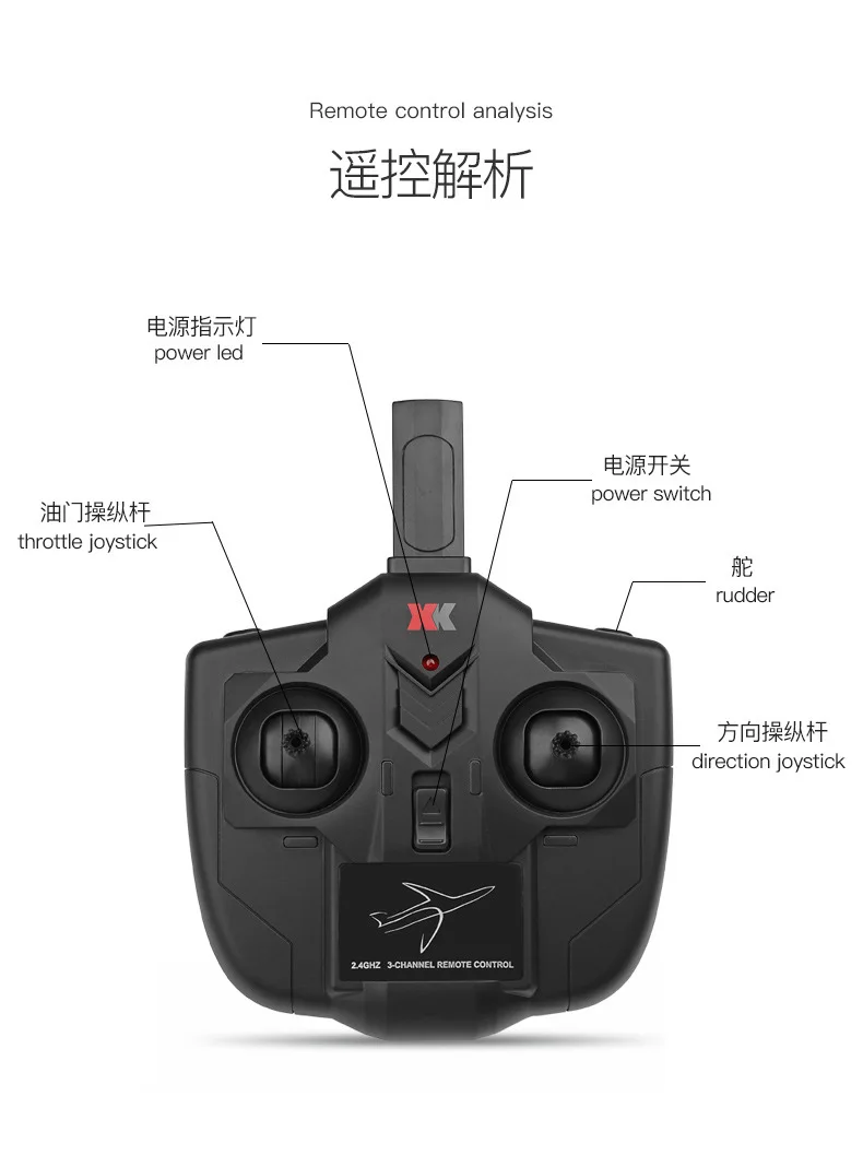 WLtoys XK A130 Радиоуправляемый Дрон самолет 2,4G 3CH 500 мм размах крыльев EPP самолет с фиксированным крылом RTF Встроенная модель с гироскопом Игрушки для улицы