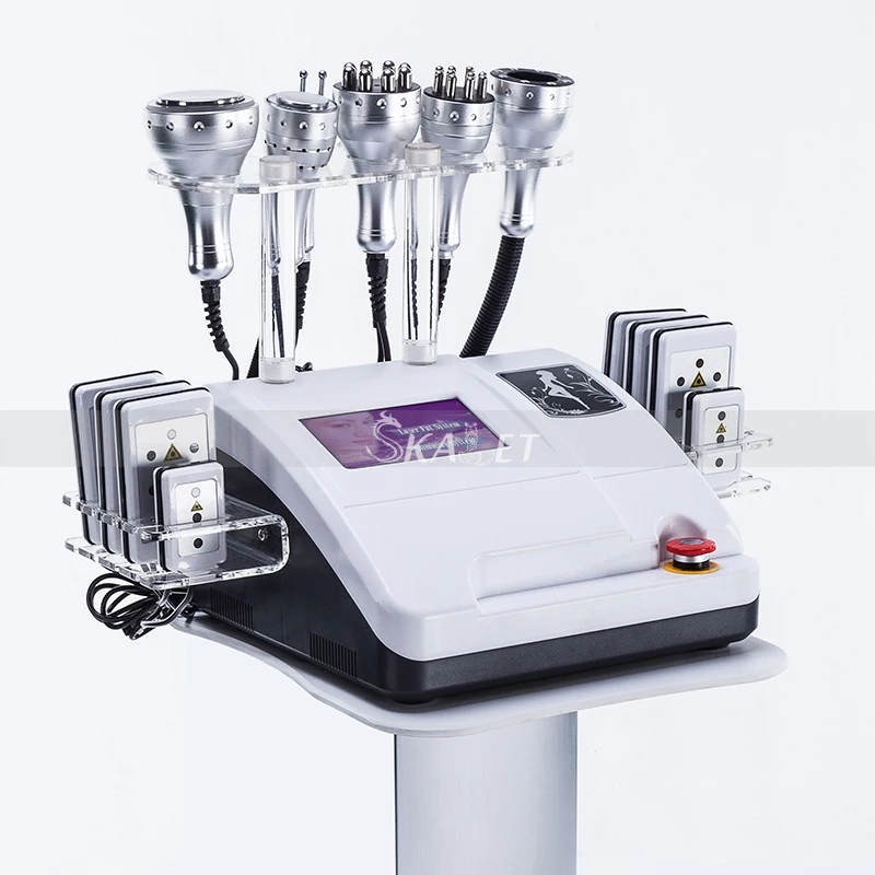 

More Choice 6 In 1 Portable 40k Ultrasonic Cavitation Machine Body Slimming Face Lifting&Tightening Beauty Device