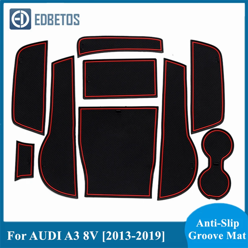 Противоскользящий резиновый коврик для подстаканника дверной паз AUDI A3 8V 2013 2014 2015