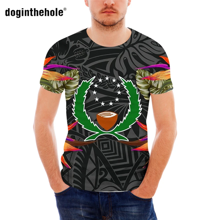 

Doginthehole Pohnpei State T-Shirt Polynesian Patterns 3D Graphic T-shirt Fashion T shirts Men For Women 2021 Short Sleeve Tees