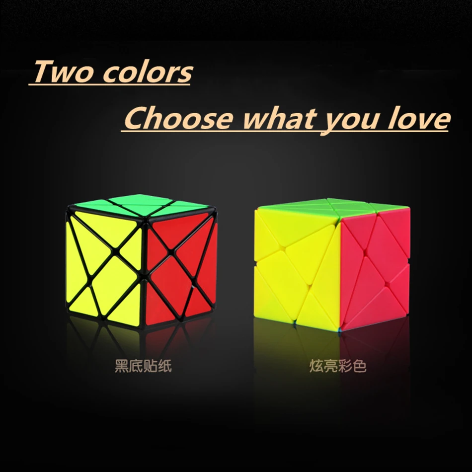 

Qiyi 3x3x3 Axis Strange-shape Black Magic Cube Educational Games For Kids Speed Smooth Stickerless 3x3 Puzzle Cubo Magico