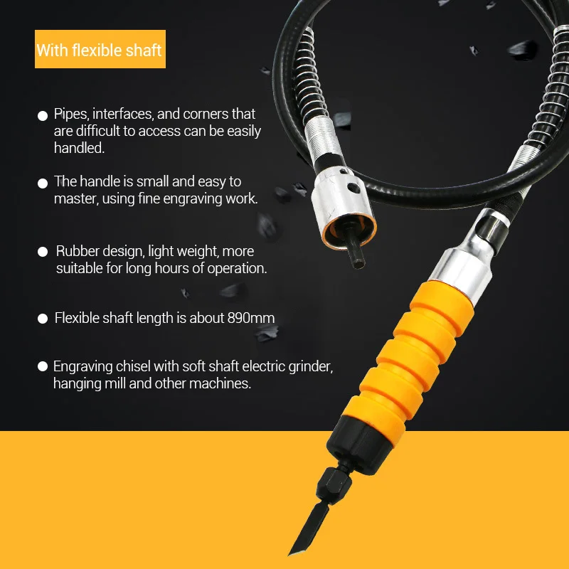 

Electric Chisel Furniture Woodworking Root Carving Knife Hanging Mill Carve Chisel Wood Lettering Tool Flexible Engraving Set