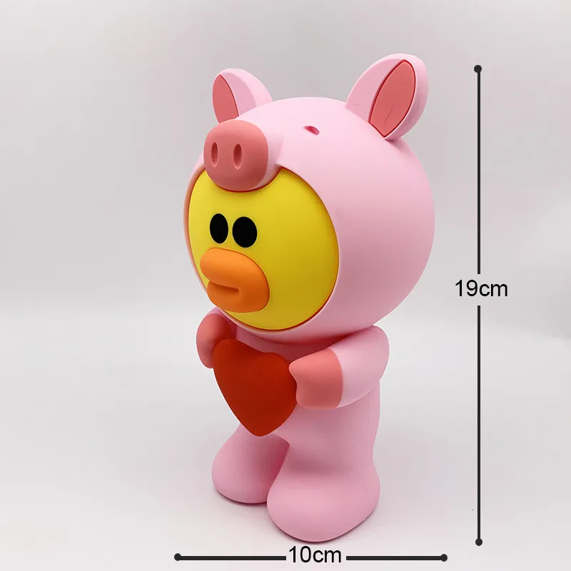 pig chicken 3D мультяшный Чехол-карандаш на молнии для детей, канцелярские принадлежности, школьные офисные принадлежности, пенал, силиконовая сумка для ручек, пенал - Цвет: pig chicken