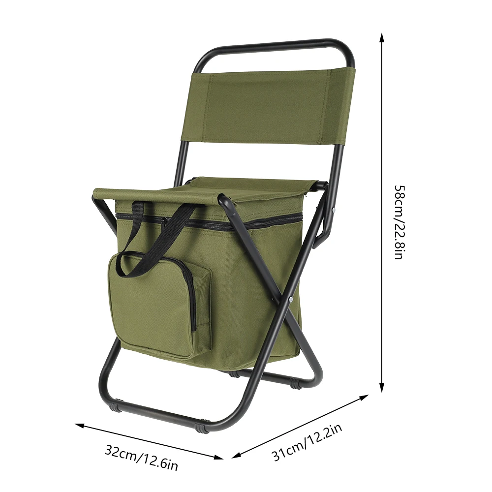 

Складной стул для кемпинга и рыбалки, портативный рюкзак, сумка для пикника с изоляцией, сумка для пешего туризма, сумка для сидений