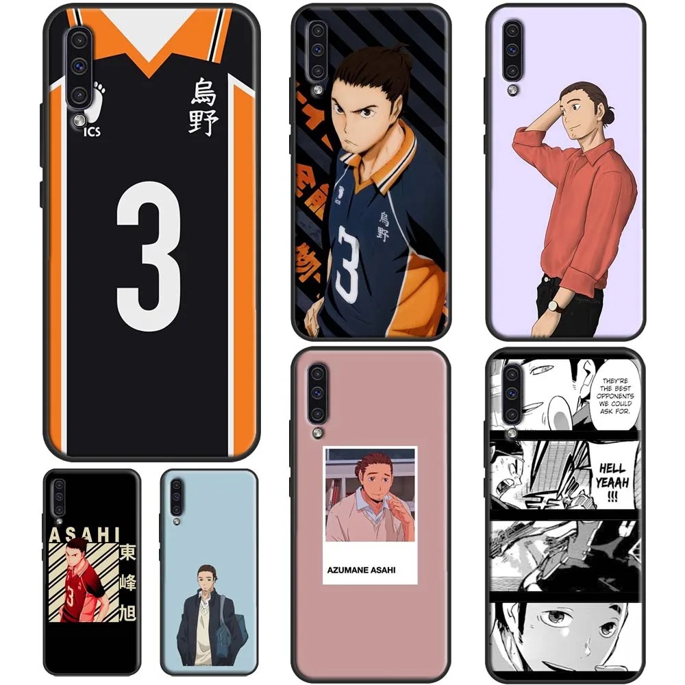 Аниме Haikyuu azuгрина Asahi чехол для телефона Samsung A12 A32 A42 A52 A72 A10 A20 A30 S A40 A50 A70 A31 A51 A71 A20e A21S
