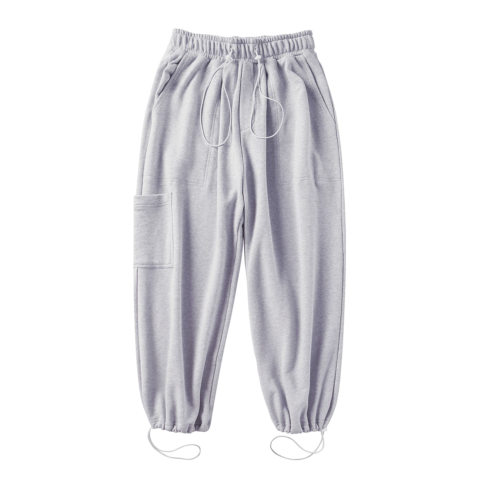 

Privathinker Men Gray Pockets 2020 Casual Sweatpants Mens Loose Collage Straight Pants Male Streetwear Trousers Fashions Pants