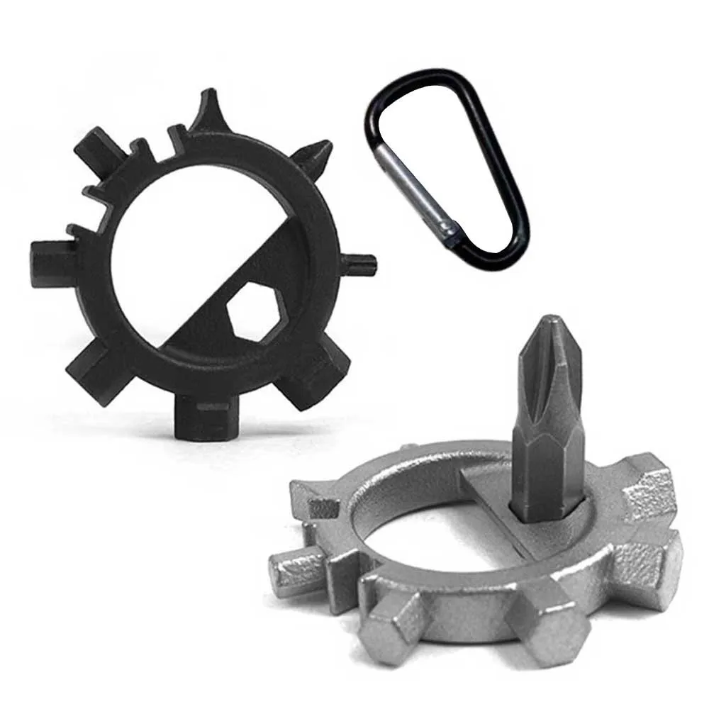 

12 In 1 Bicycle Repair Tools Stainless Steel Multifunctional Opener Keychain Screwdriver Portable MTB Road City Bike Repair Tool