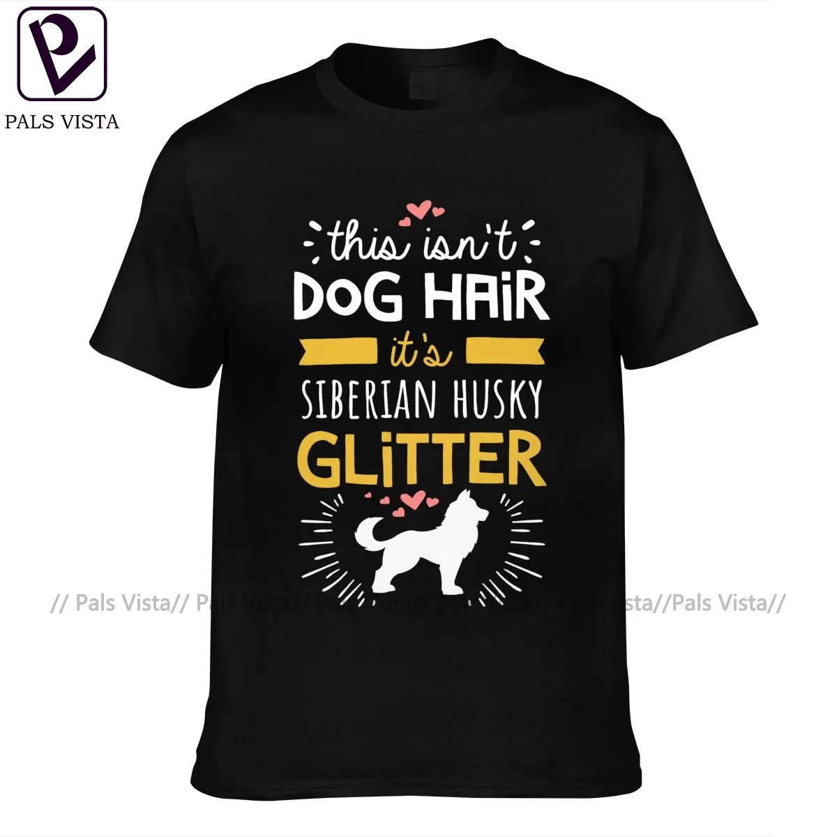 Футболка сибирская хаски Повседневная хлопковая футболка с коротким рукавом