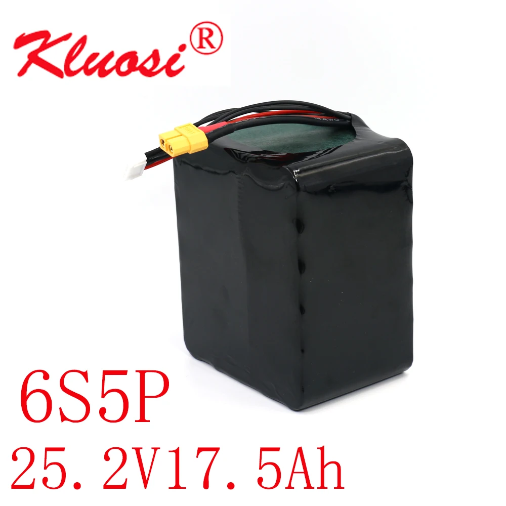 KLUOSI 6S5P 24V 17.5Ah 18Ah 25 2 V Высокая Ёмкость Бла (беспилотный летательный аппарат