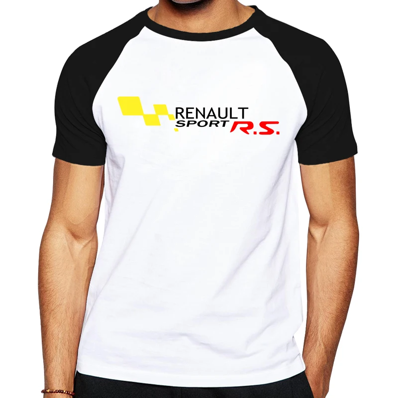 Новинка 2018 Мужская футболка Renault Sport RS из 100% хлопка|Мужские футболки| |